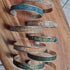 Cork Silver Skinny Cuff Bracelet